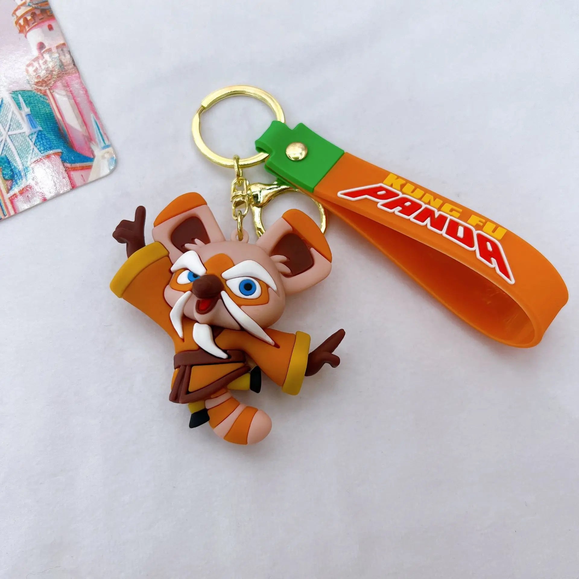 Cute Kung Fu Panda Keychain - Perfect Anime Gift & Car Accessory