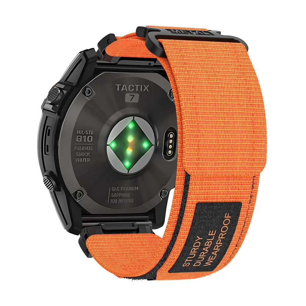 QuickFit 22mm/26mm Nylon Band for Garmin Watches - Durable & Stylish