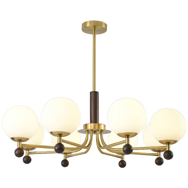 Elegant Vintage Style Light Gold Chandelier Pendant for Dining & Kitchen
