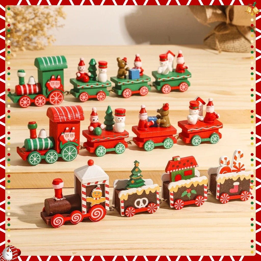 Festive Christmas Train Decoration - Joyful Home Ornament 2025