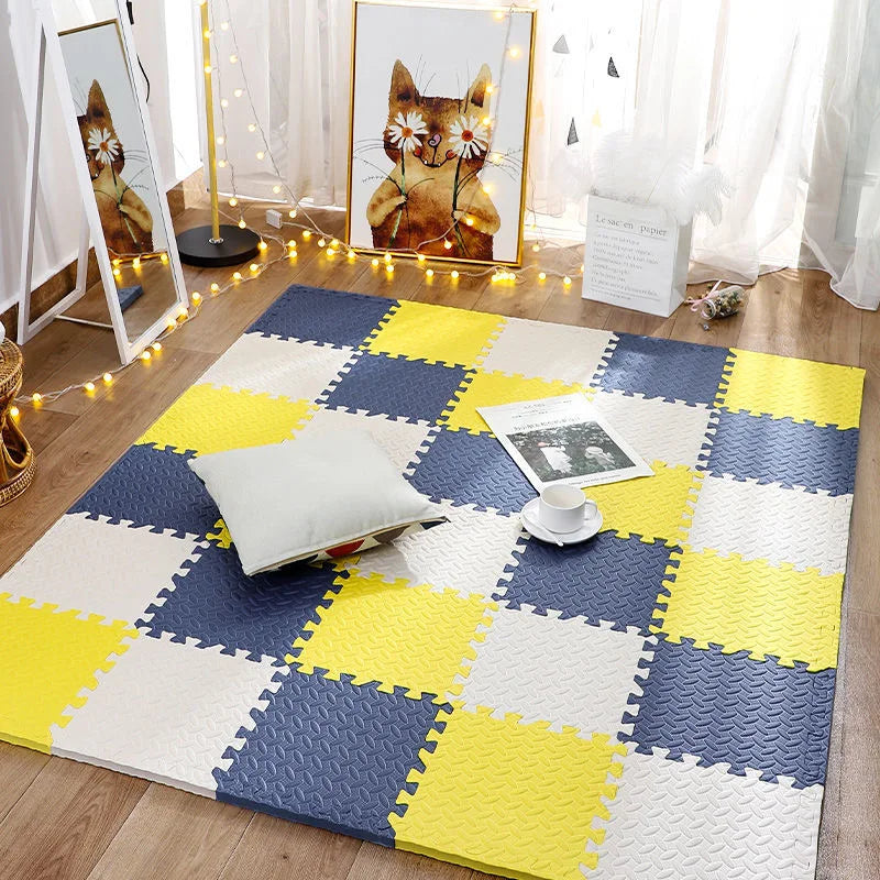 12PCS Interlocking Foam Baby Play Mat - Soft Puzzle Floor Tiles