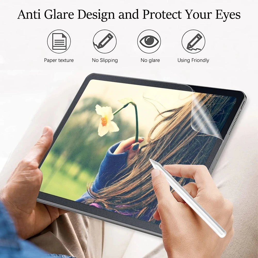 Paper Feel Screen Protectors for Lenovo Tab Series - 3 Pack