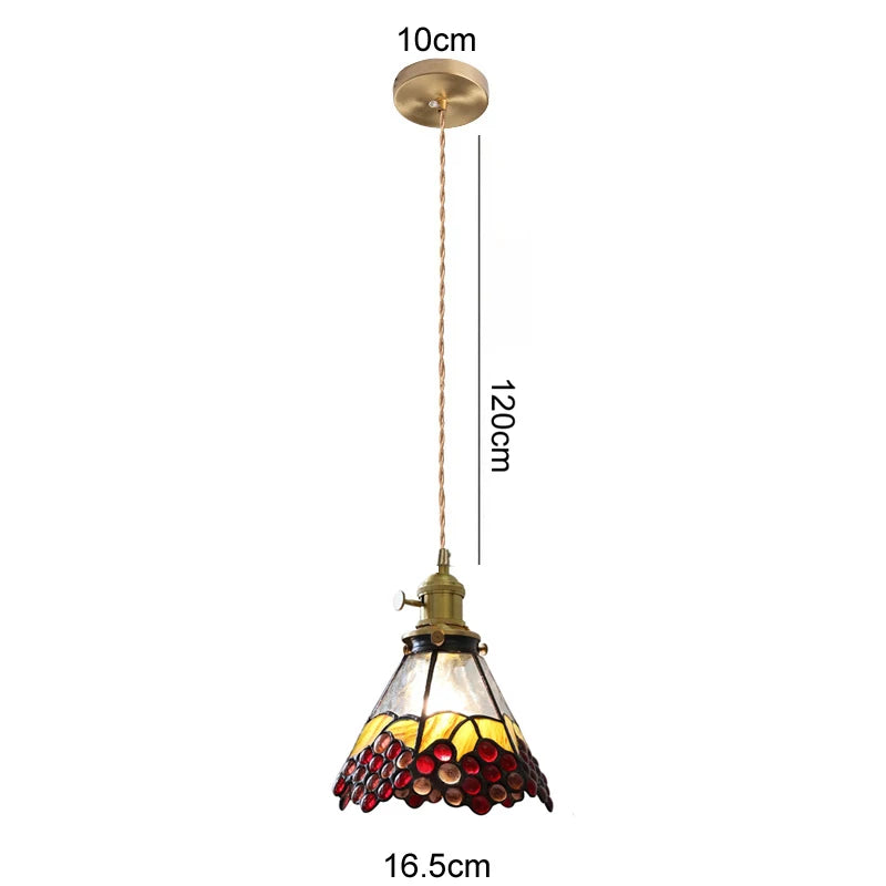 Nordic Retro Green Pendant Light for Stylish Home Decor