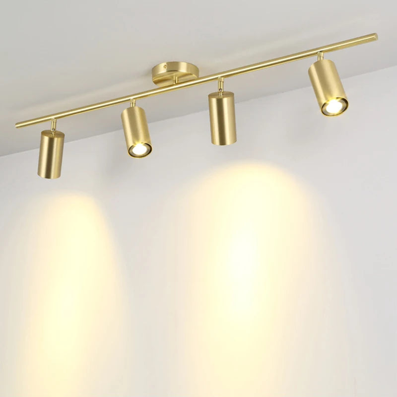 Elegant GU10 LED Track Light Fixture - Contemporary Ceiling Spotlight
