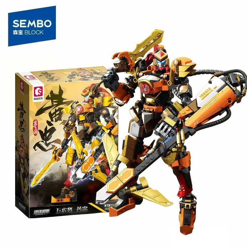 SEMBO Huang Zhong Mech Robot Building Blocks - Creative Action Model