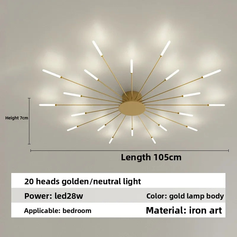 Nordic LED Ceiling Light Fixture - Modern Home Decor Lighting