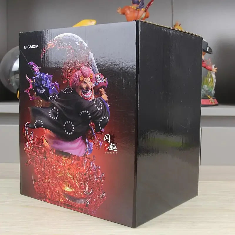 25cm Big Mom Figure - Charlotte Linlin Anime PVC Statue with Light