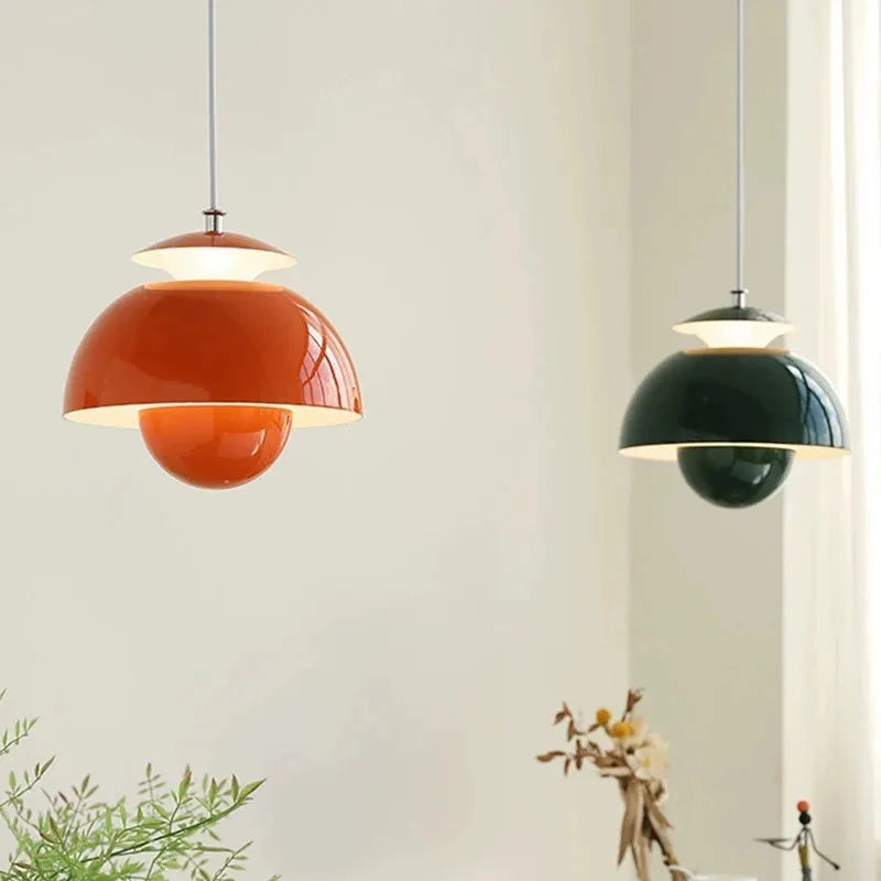 Adjustable Danish Bud Pendant Light - Modern Nordic Style Chandelier
