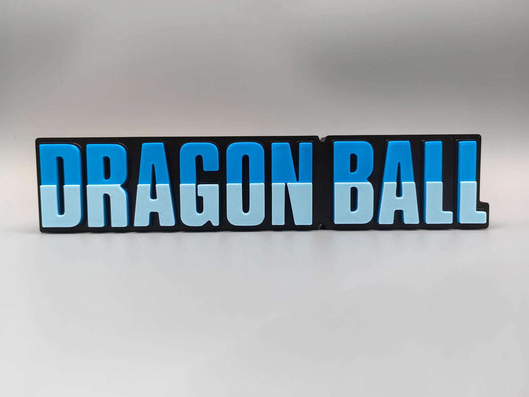 Dragon Ball Super 3D Printed Logo Sign - Handmade Ornament & Display