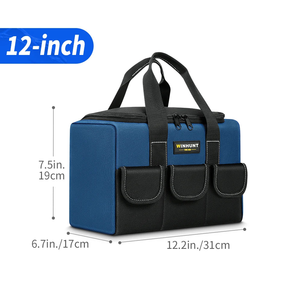 Heavy-Duty Canvas Tool Bag - Portable Multi-Function Tool Kit