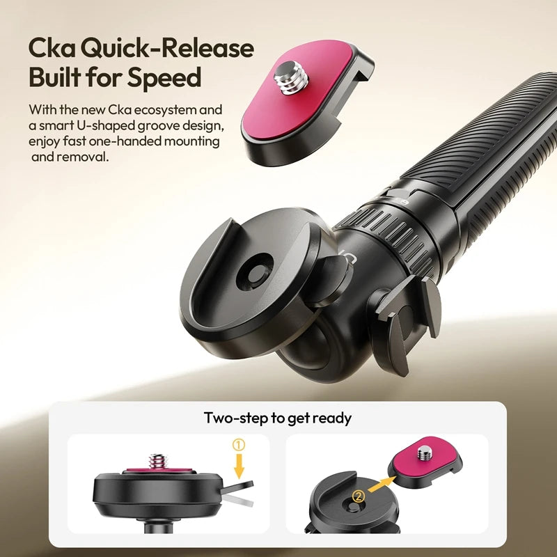 Ulanzi MT90 Quick-Release Tripod - Perfect for Vlogs & Travel