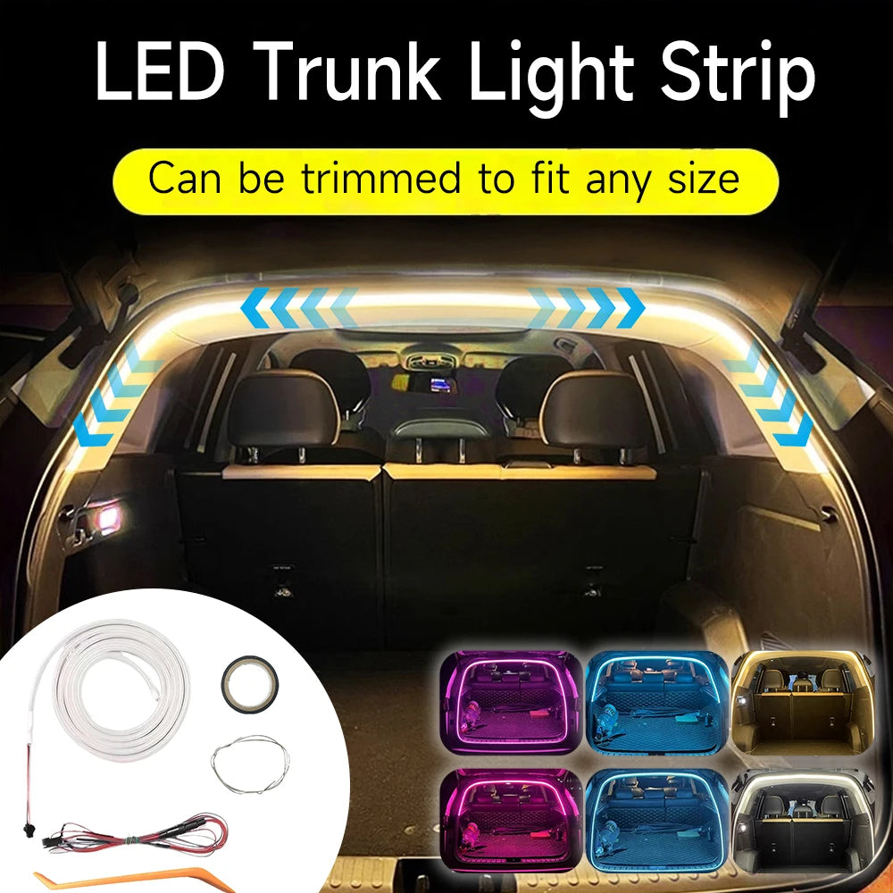 LED Car Trunk Light Strip - Wireless Automatic Ambient Lighting