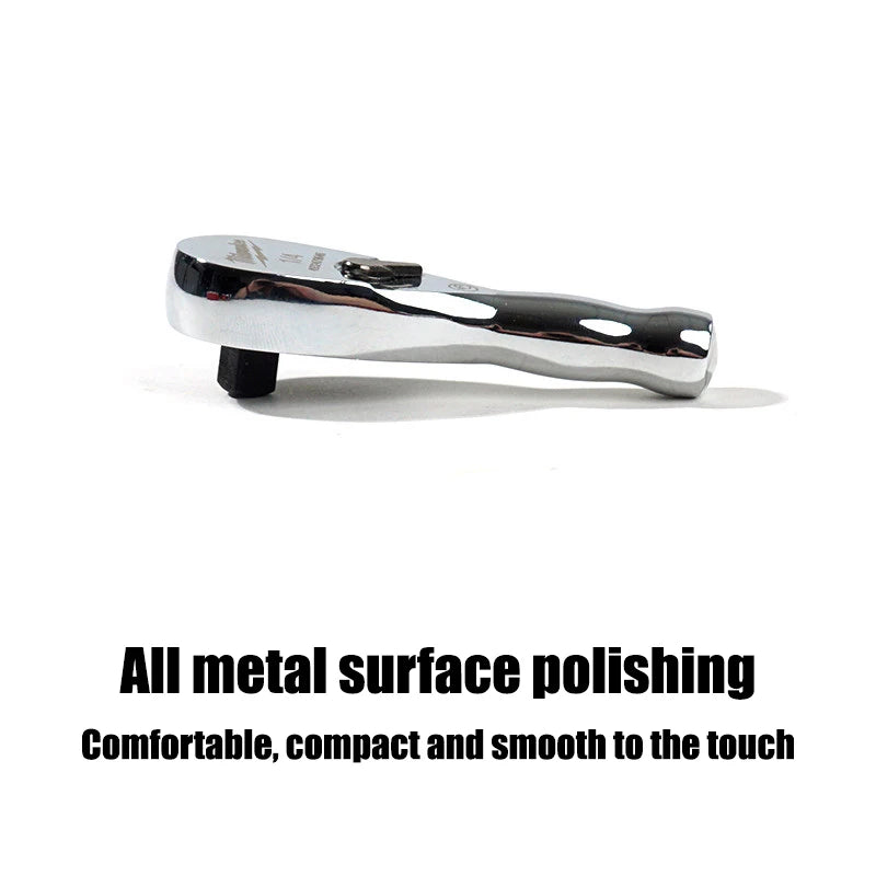 Milwaukee 1/4" Drive Compact Ratchet Wrench - Durable & Precise