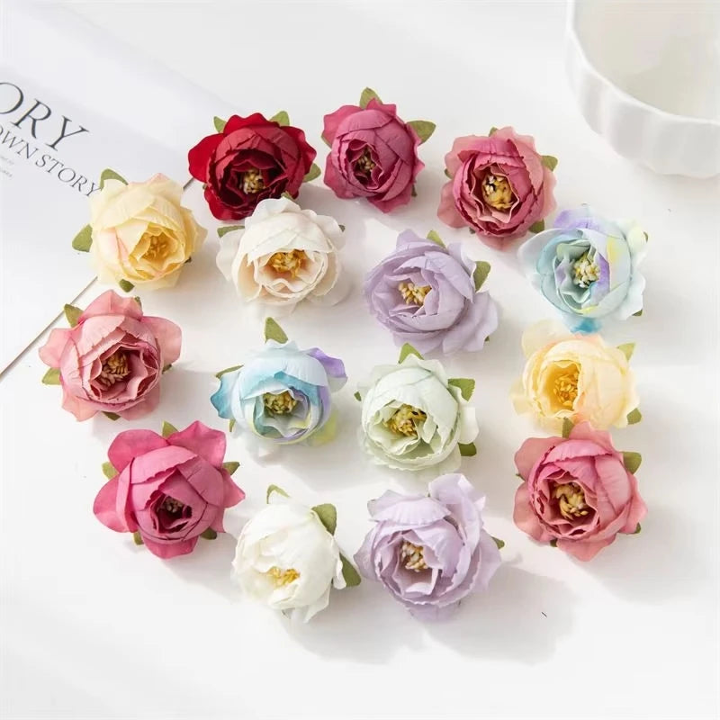 40/80pcs Silk Artificial Roses - Perfect for Weddings & Decor