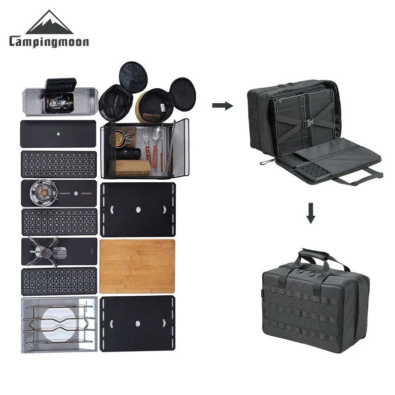 CAMPINGMOON BK-46 Tactical Storage Bag: Large Capacity for Outdoors