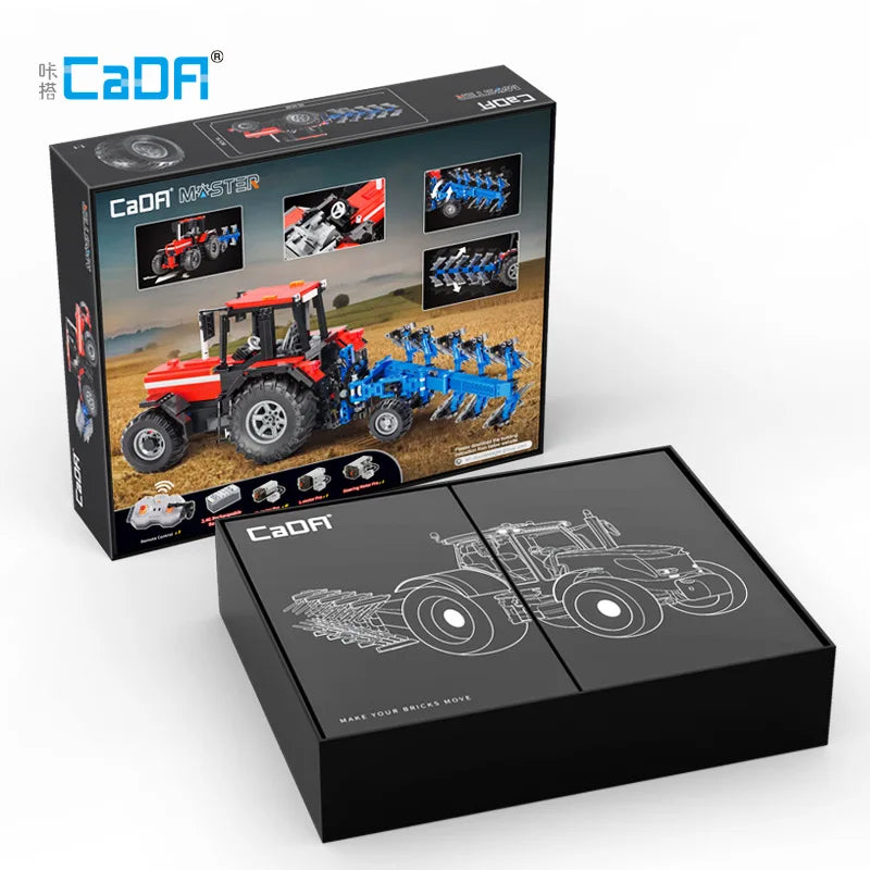Cada 1:17 City Remote Control Agricultural Vehicle Building Blocks