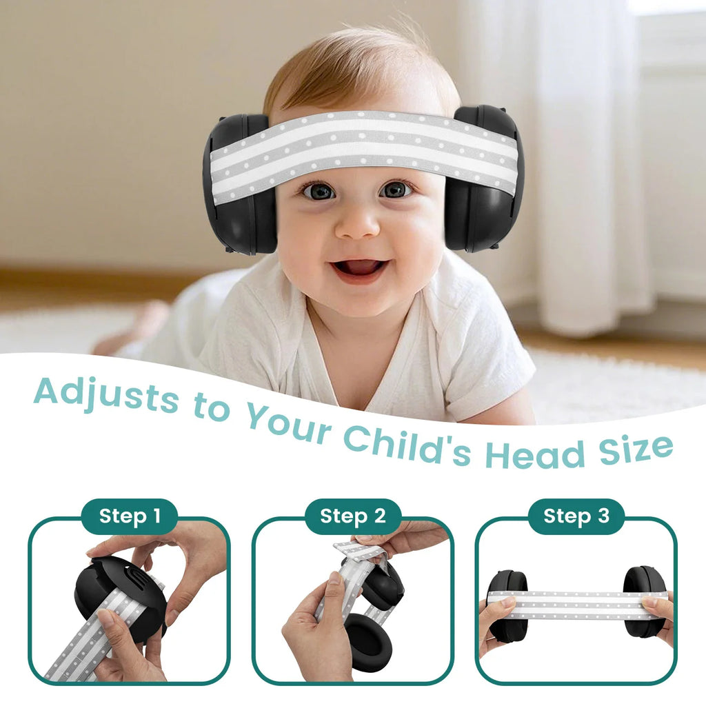 Noise Cancelling Baby Headphones - Ultimate Ear Protection for Babies