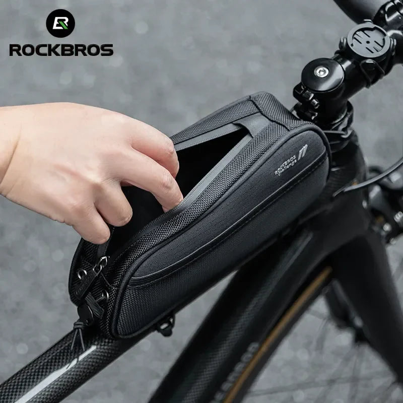 ROCKBROS 1.3L Ultralight Bike Frame Bag - Efficient Cycling Storage