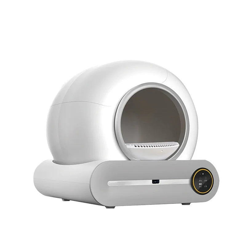 Automatic Smart Cat Litter Box - Hygienic, Large Capacity & App-Controlled