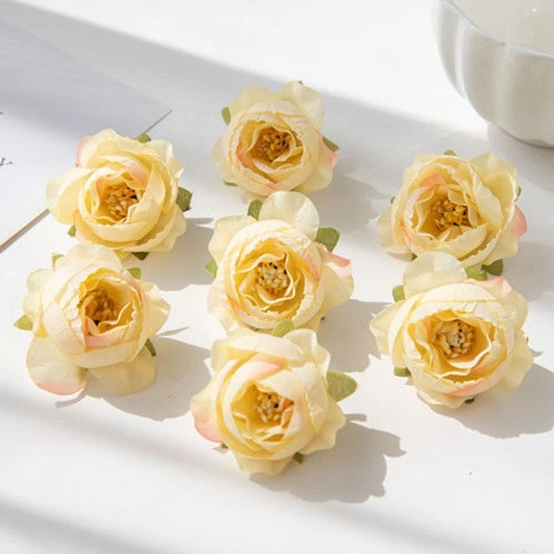 40/80pcs Silk Artificial Roses - Perfect for Weddings & Decor