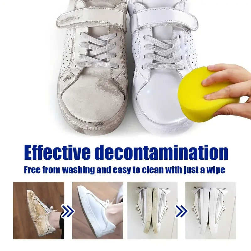 Powerful White Shoe Cleaner Paste - Stain Remover for All Surfaces