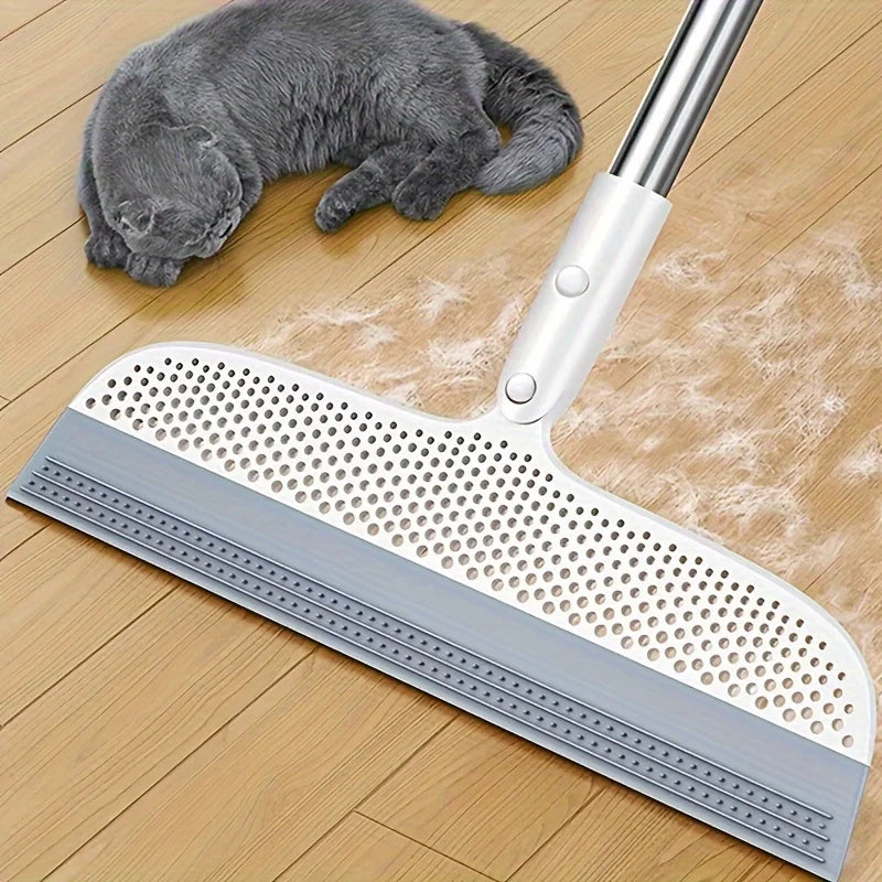 Magic Broom with Detachable Head & Double-Sided Silicone Scraper