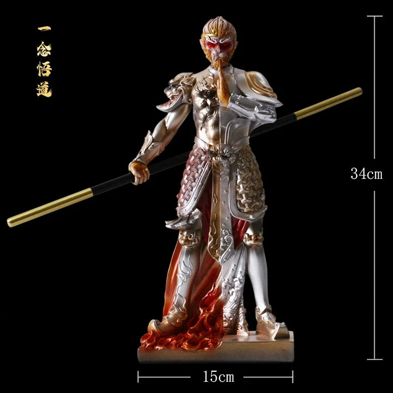 Majestic Monkey King Sun Wukong Desktop Decoration for Unique Homes