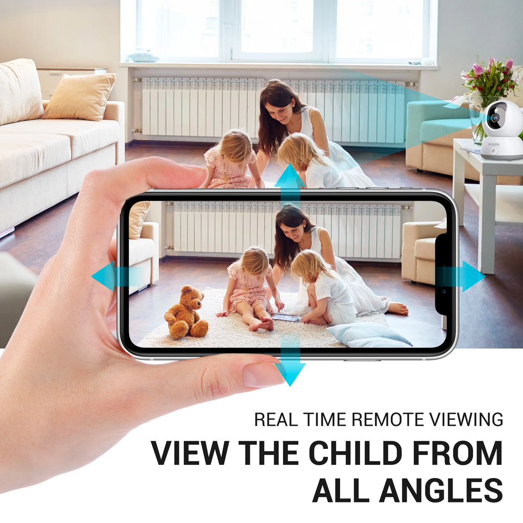 Blurams 2K Home Security Camera - 360° Pet Monitoring & Talk