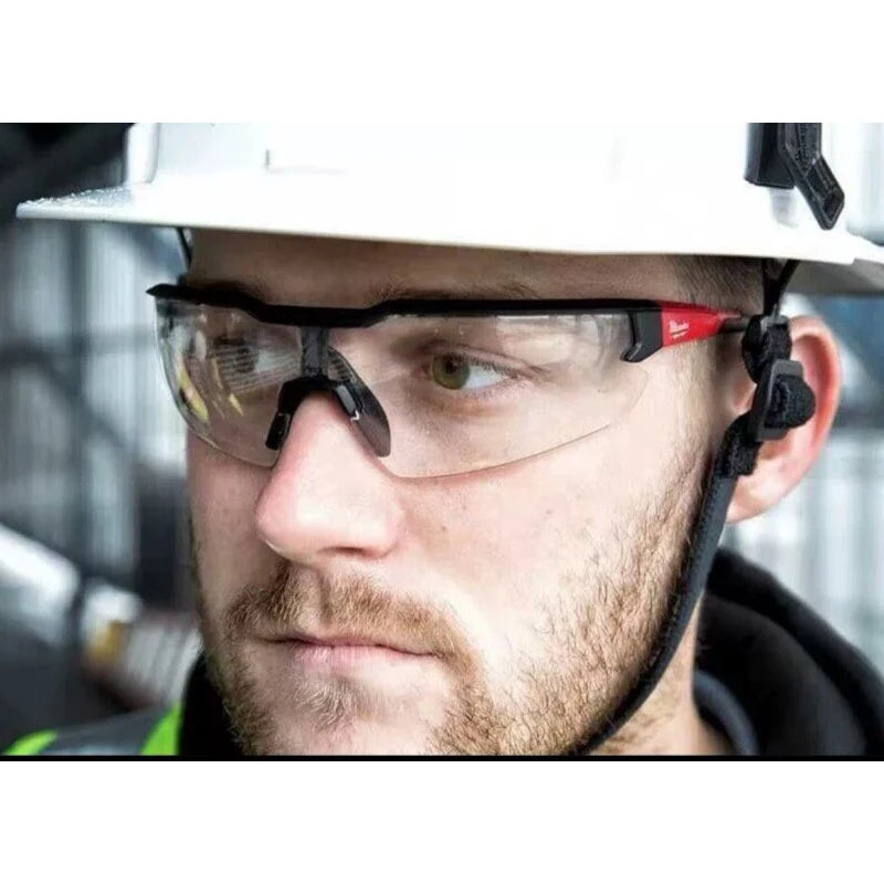 Milwaukee Anti-Fog Safety Glasses - Scratch-Resistant, Flexible Fit