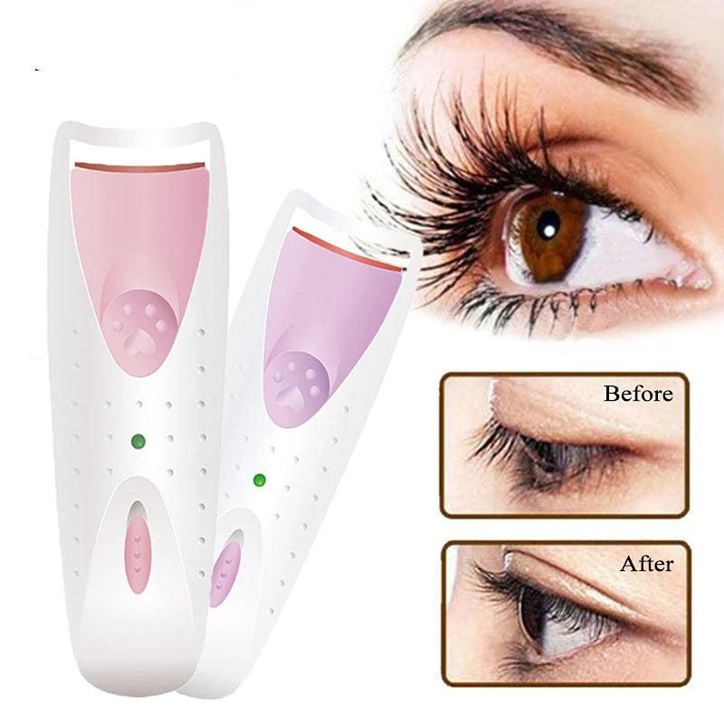 Electric Heated Eyelash Curler – Long-Lasting Lift & Curl