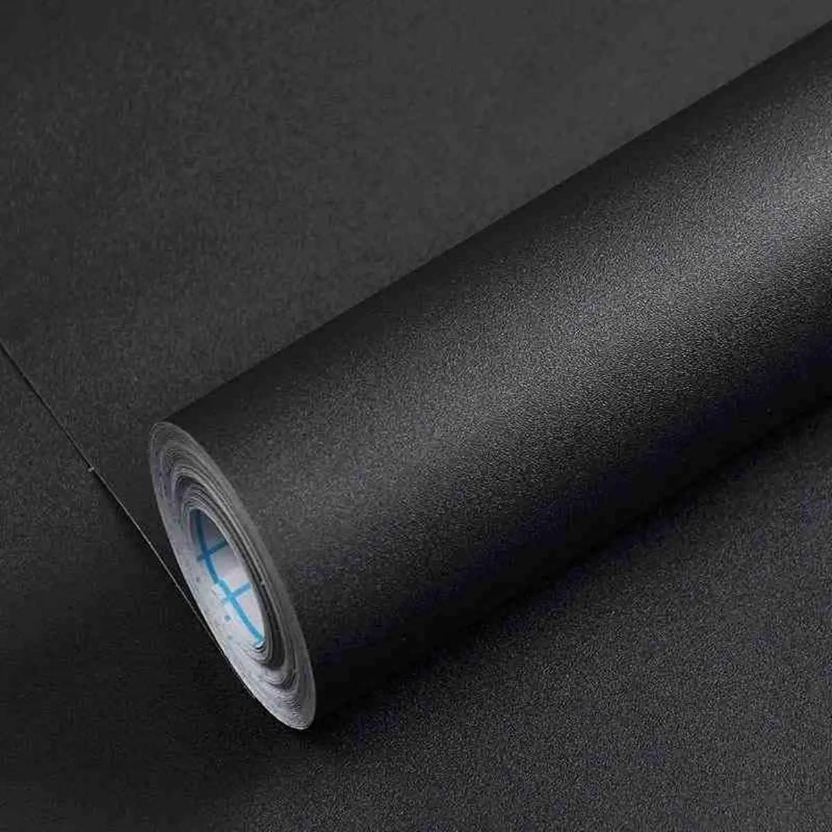 Self-Adhesive Black Matte Wallpaper - Waterproof Vinyl Contact Paper