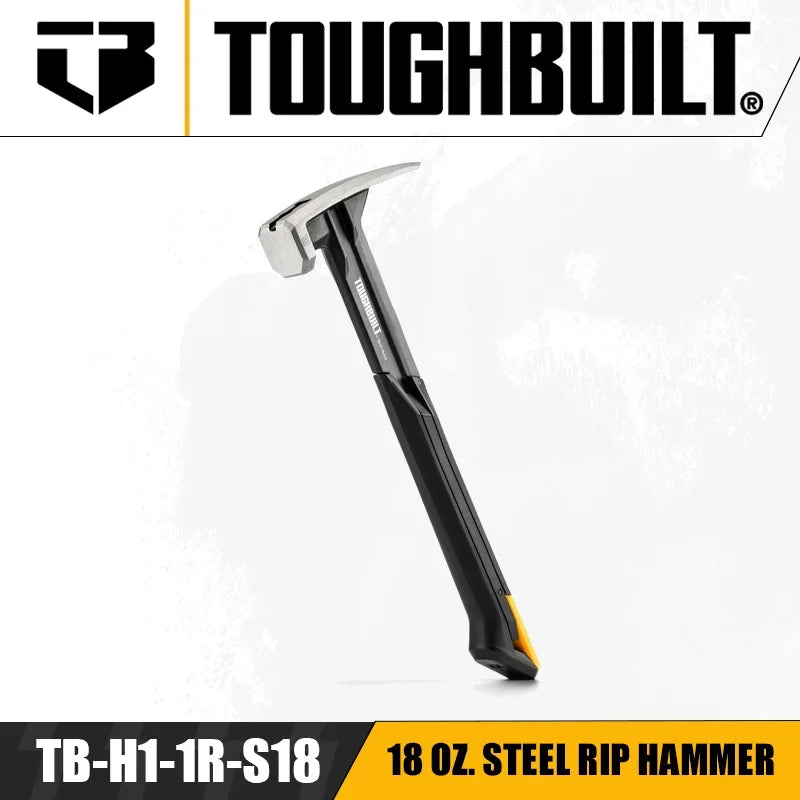 ToughBuilt Steel Rip Hammer Set - 16oz & 18oz Smooth Face Tools