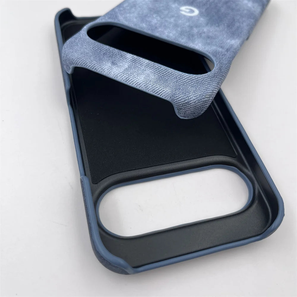 Chic Denim Magnetic Wireless Charging Case for Google Pixel Models