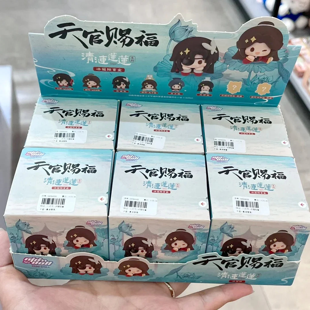 Mystery Blind Box Clear Lotus Refrigerator Stickers - Anime Collectibles