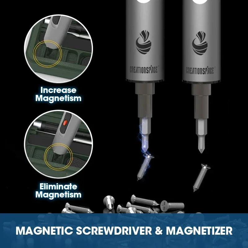 CreationSpace Precision Electric Screwdriver Set - Versatile & Efficient