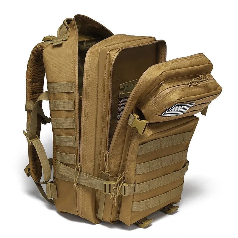 Durable 45L Tactical Backpack for Travel & Outdoor Adventures