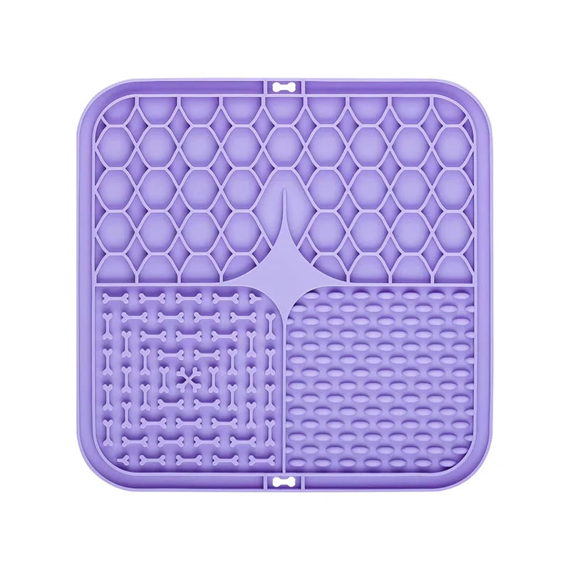 Silicone Pet Lick Mat - Anti-Choking Slow Feeder for Dogs & Cats