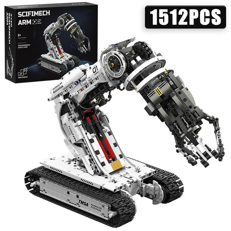 1512Pcs Robotic Arm Building Blocks Set - STEM Education Toy
