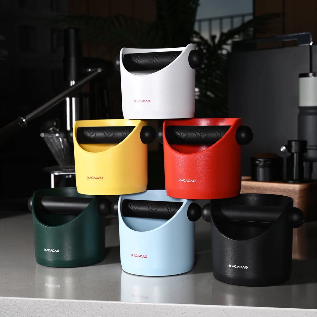KACACAO Coffee Knock Box with Removable Waste Bin & Anti-Slip Pads