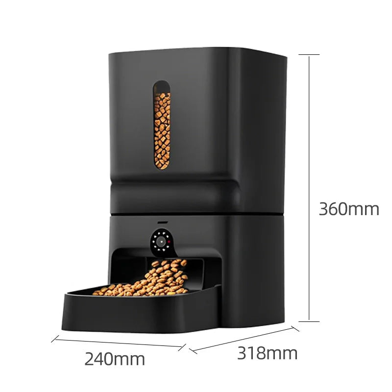 Smart 7L Cat Feeder with 1080P Camera & App Control – Ultimate Pet Care