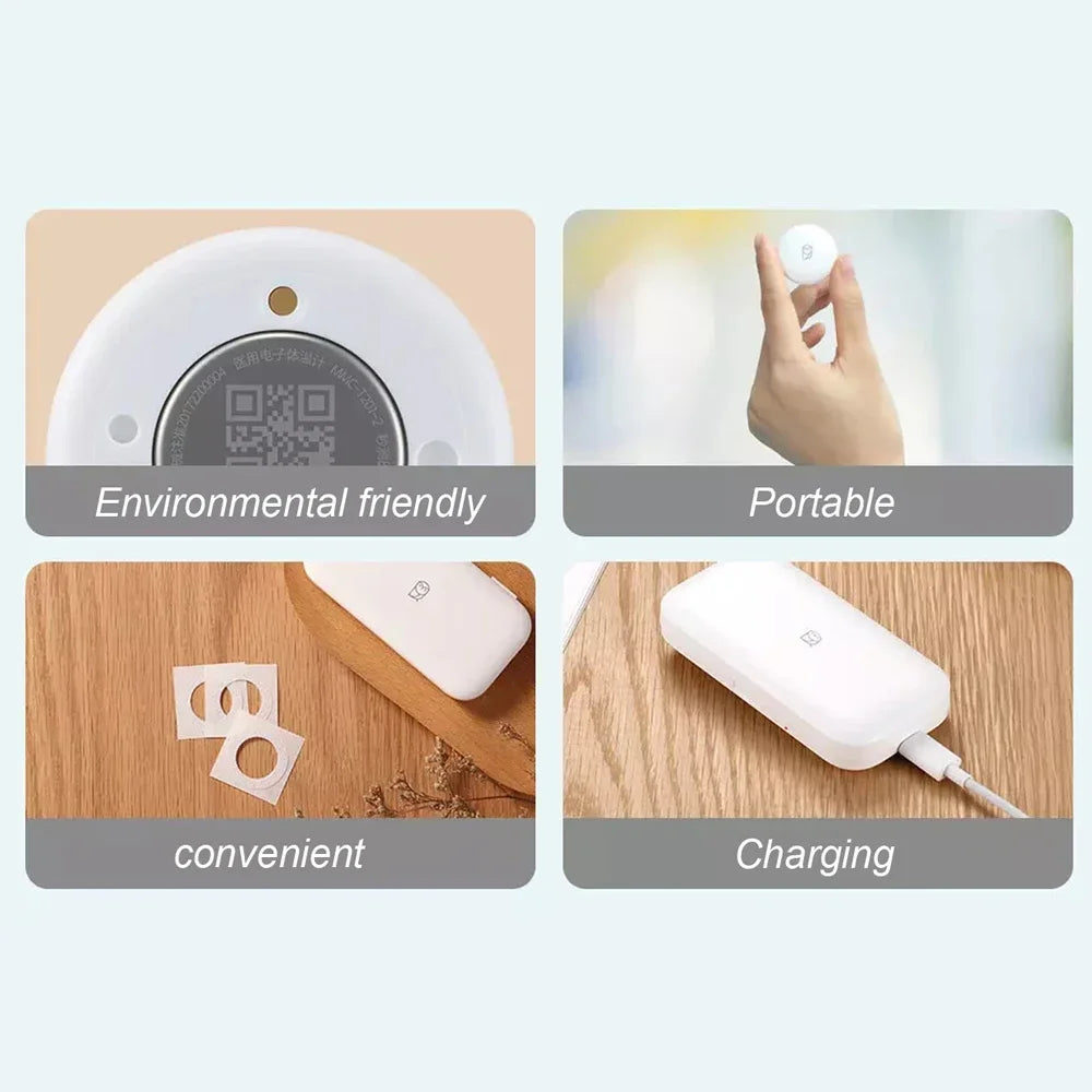Miaomiaoce Smart Baby Thermometer Pro with App & High Temp Alarm