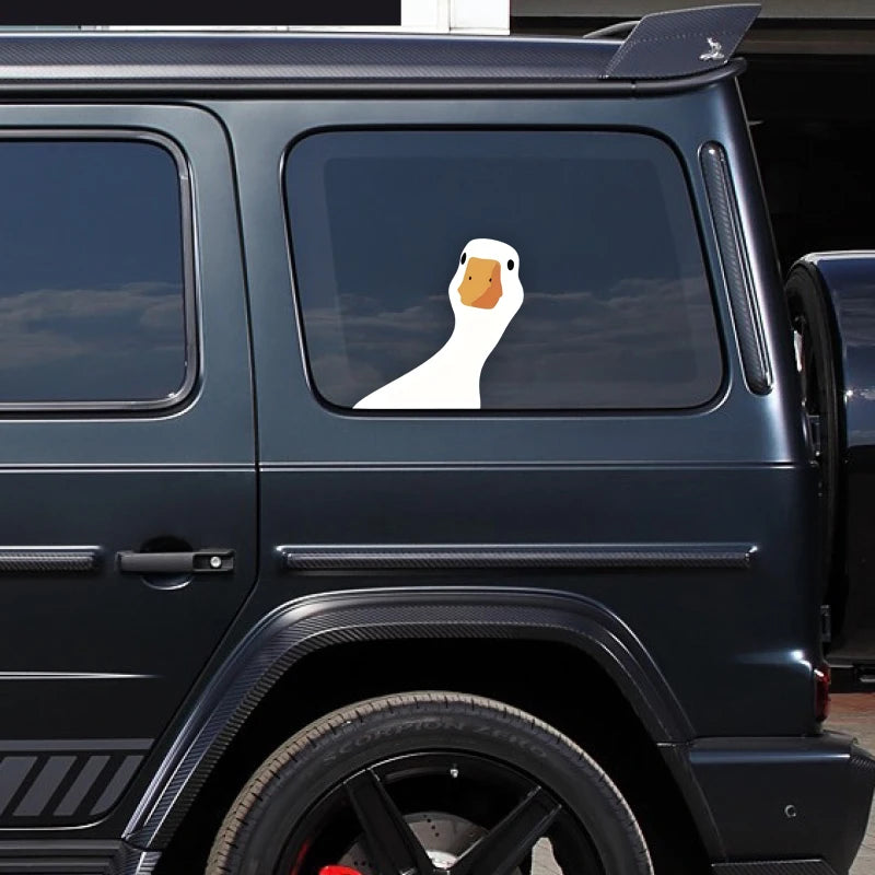 Adorable Weatherproof Vinyl Duck Decal for Cars & Trucks