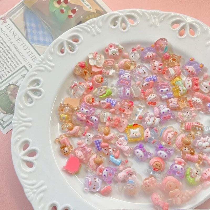 DIY Mini Smooth Transparent Resin Accessories for Phone Cases & Crafts
