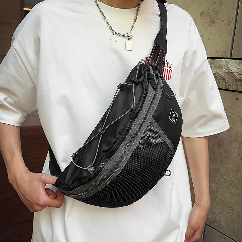 Durable Outdoor Nylon Sports Bag - Ideal for Cycling & Hiking