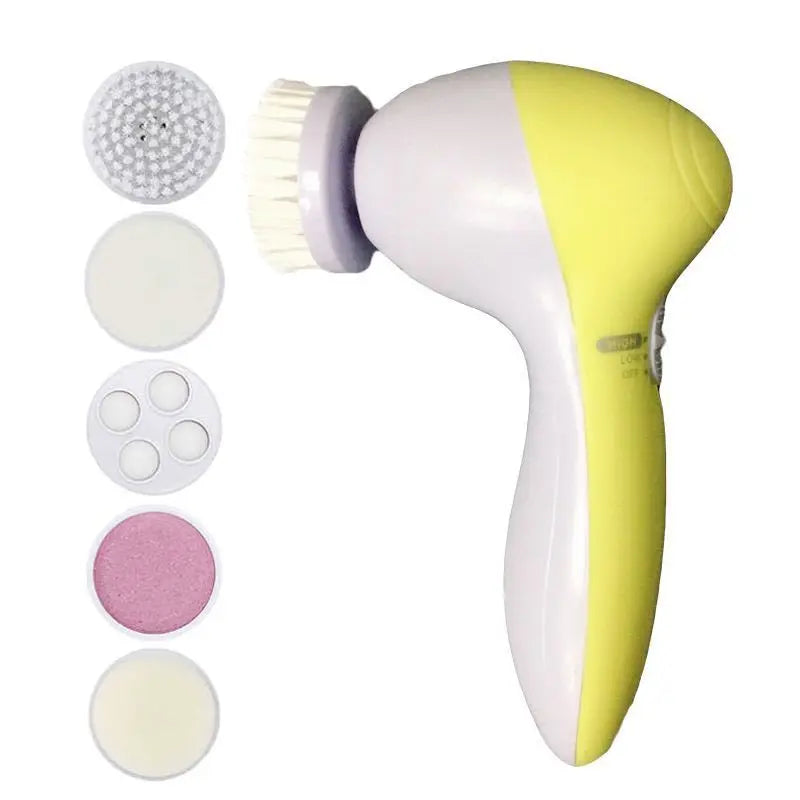 5-in-1 Electric Facial Cleaner & Massager for Deep Skin Purification
