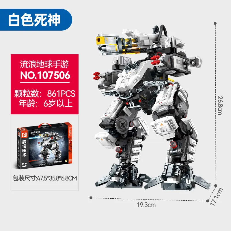 SEMBO BLOCK Wandering Earth Mecha Building Toy – Inspire Creativity!