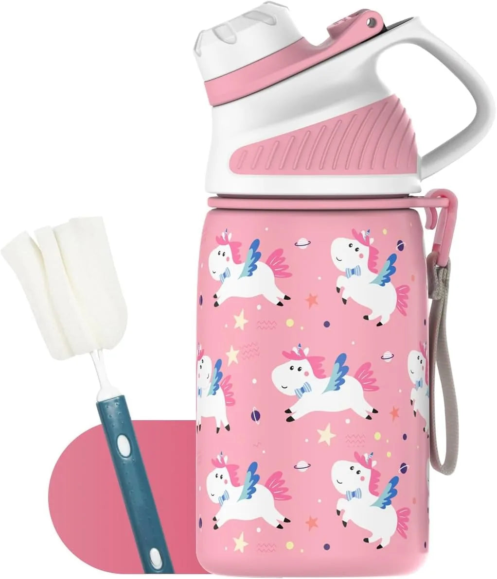 FEIJIAN Kids Leak-Proof Thermos Mug - Durable & Eco-Friendly Fun