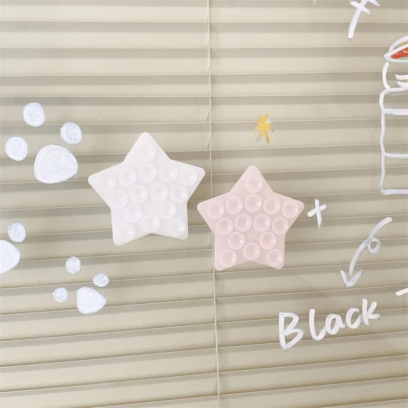 Star-Shaped Suction Cup Mobile Phone Holder - Strong & Versatile
