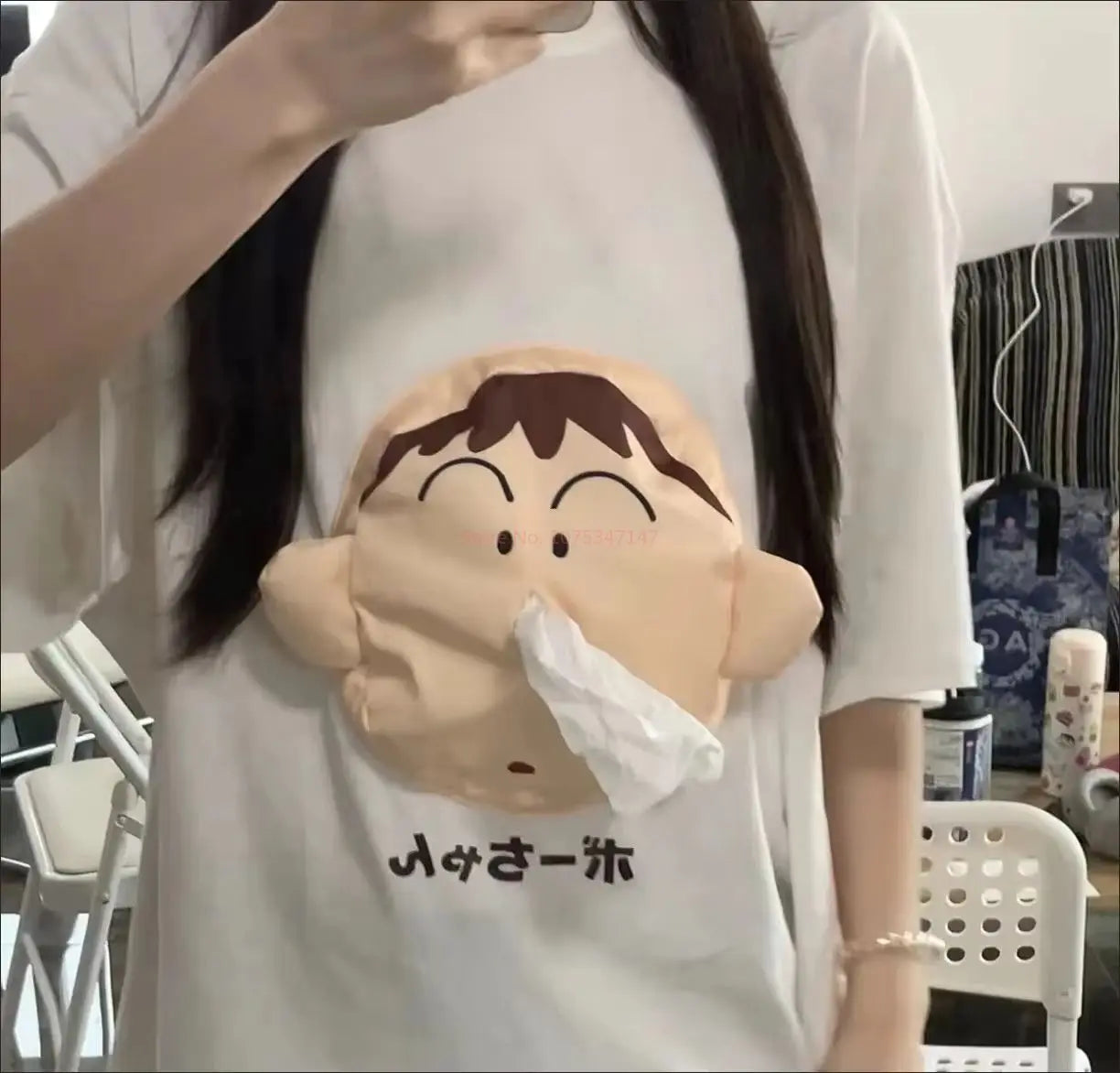 Crayon Shin Chan Boochan T-Shirt - Fun 3D Cartoon Graphic Tee