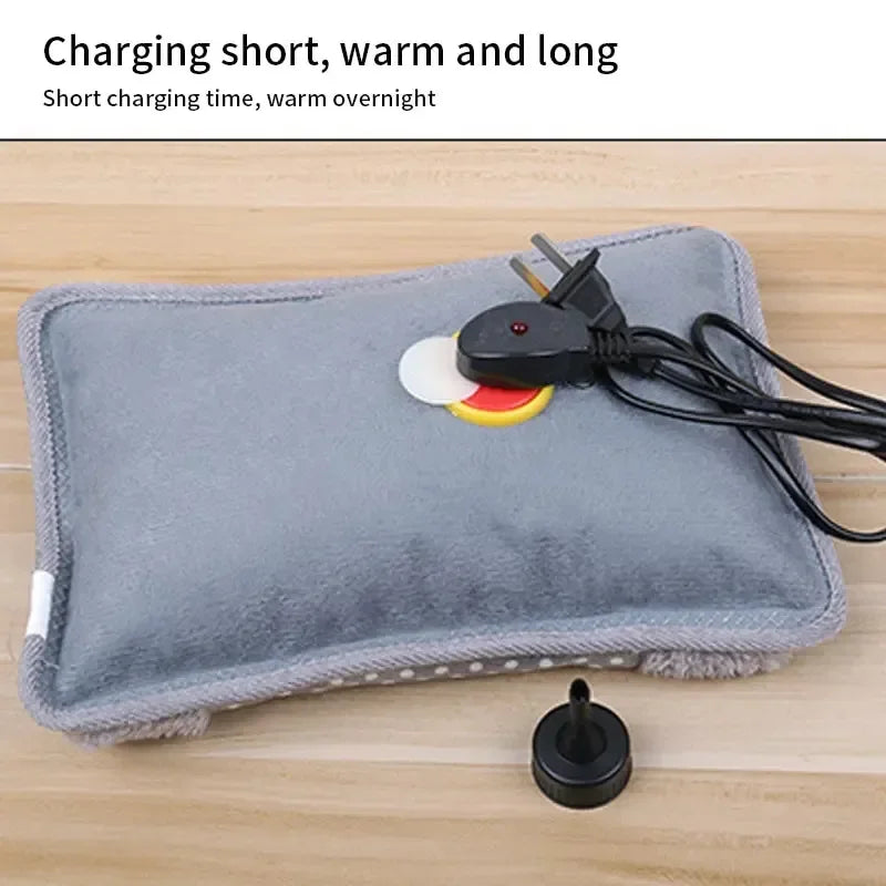 Rechargeable Electric Hot Water Bag – 220V Double Insert Hand Warmer